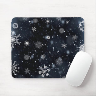 Mousepad Natal mágico e tranquilo de inverno do SlipperyJoe