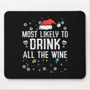 Mousepad Natal Mais Provavelmente Engraçado, Adul.