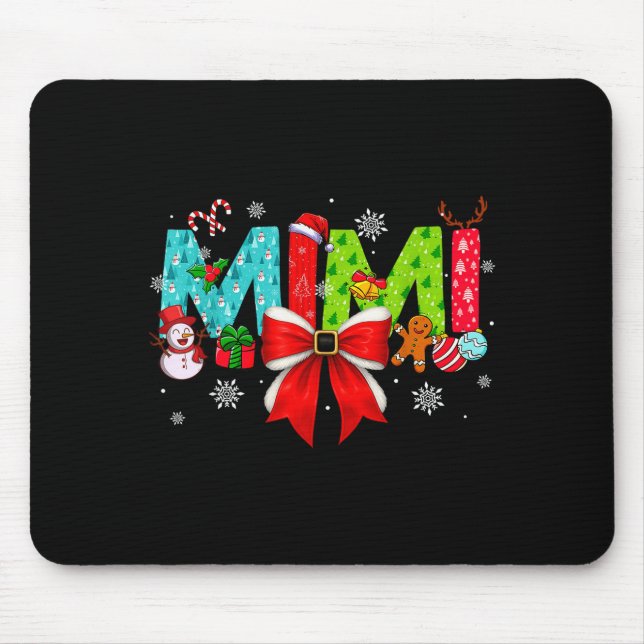 Mousepad Natal Mimi Coquete Laço Mimi Natal  (Frente)