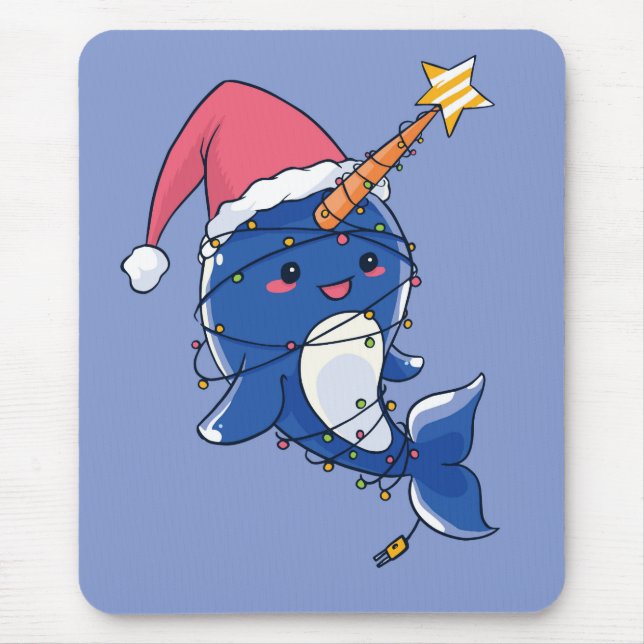 Mousepad Natal Narwhale (Frente)