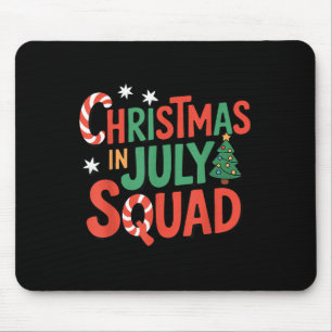 Mousepad Natal No Esquadrão De Julho Furioso Férias De Verã