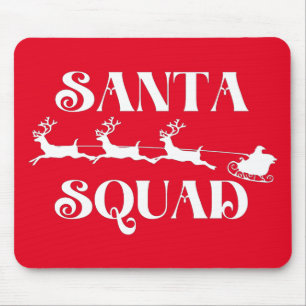 Mousepad Natal no Quadrado de papais noeis