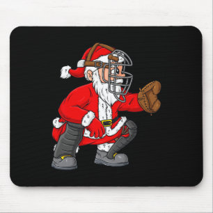 Mousepad Natal Papai Noel Beisebol Garotas