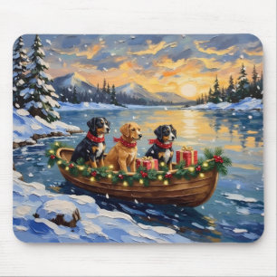 Mousepad Natal Papillon em Barco de Férias