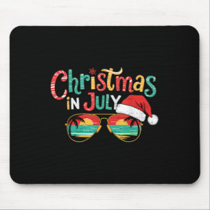 Mousepad Natal Pulverizado Em Julho Xmas Beach Vacati