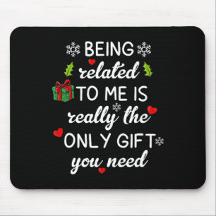 Mousepad Natal Relacionado A Mim Pijama Familiar Divertido