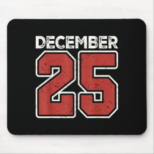 Mousepad Natal retrô 25 de dezembro de Natal para homens 
