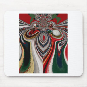 Mousepad Natal - Retro Vintage Texture Abstrato Art Impress