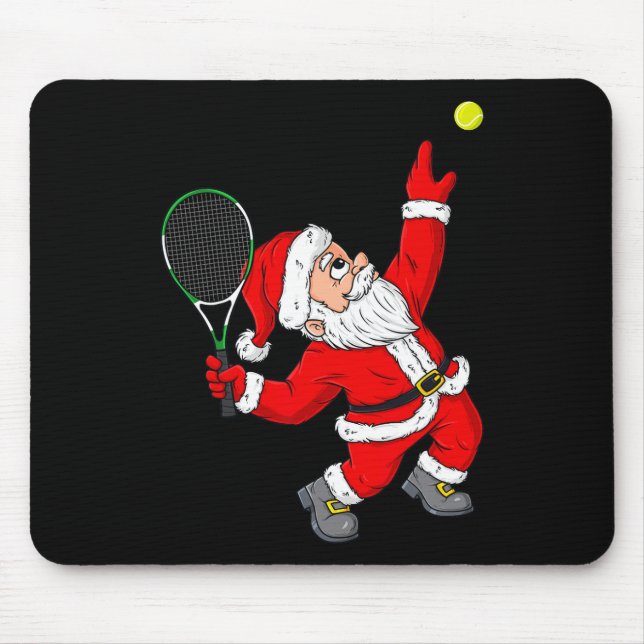 Mousepad Natal Santa Claus Tênis Diversão Meninos Meninas C (Frente)