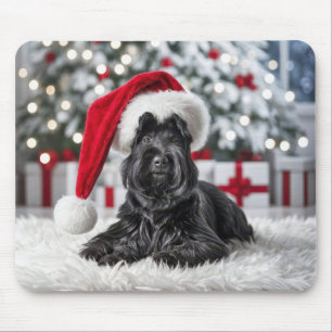 Mousepad Natal - Terrier no White Rug