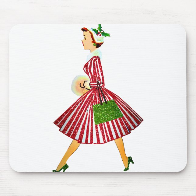 Mousepad natal vintage (Frente)