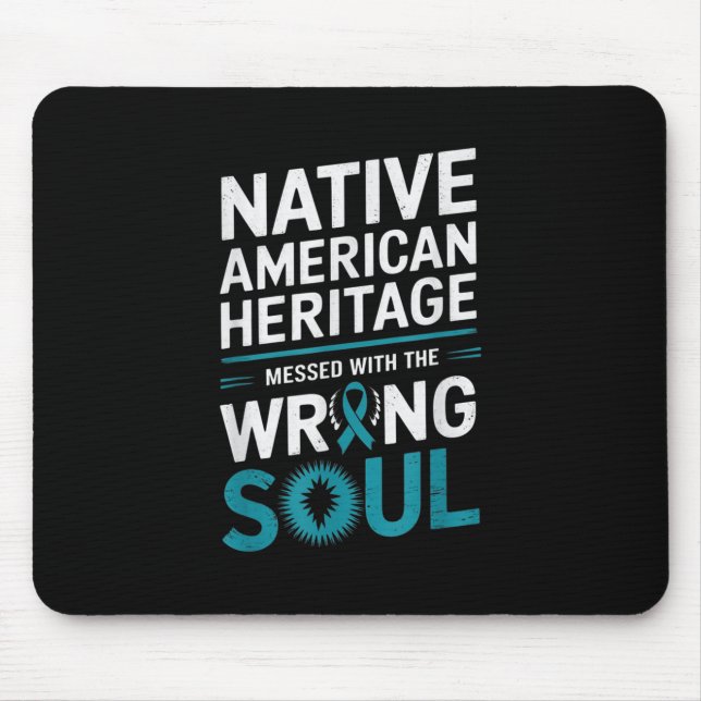 Mousepad Native American Heritage Suicide Prevention Awaren (Frente)
