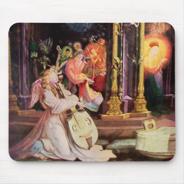 MOUSEPAD NATIVIDADE COM ANJOS - MÁGICA DO NATAL (Frente)