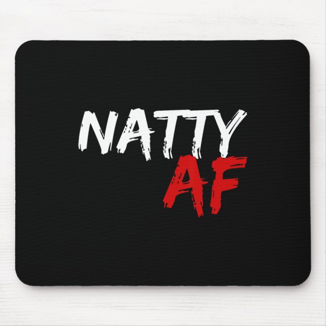 Mousepad Natty Af Funny Bodybuilder Bodybuilding Workout Gy (Frente)