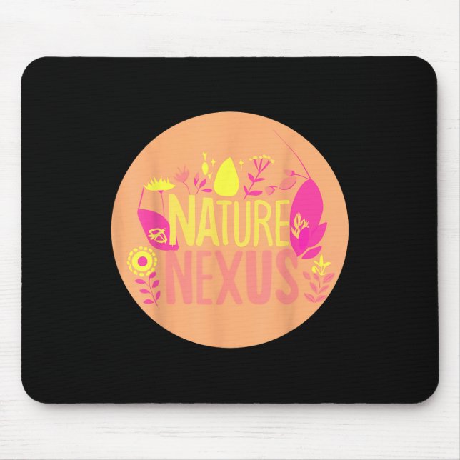 Mousepad Nature Nexus - Harmonia Natureza Para O Ambiente P (Frente)