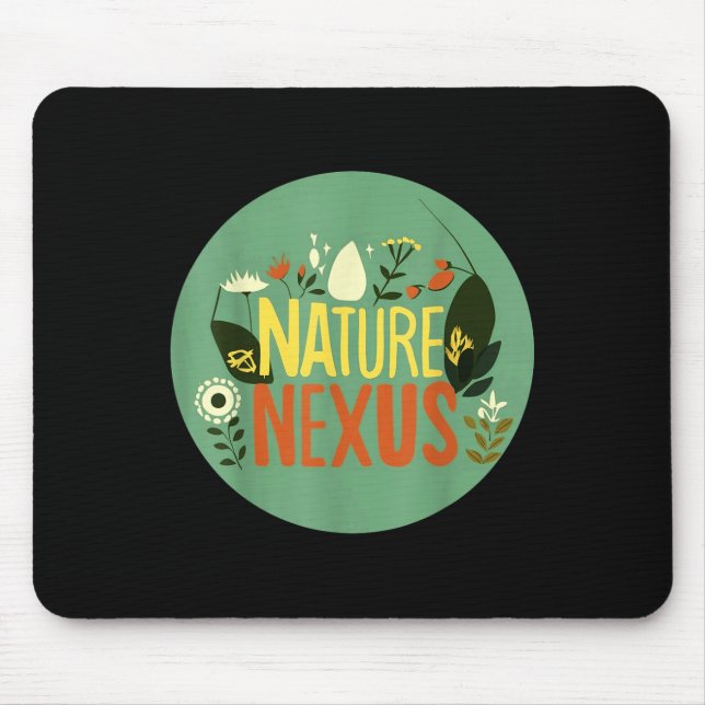 Mousepad Nature Nexus - Harmonia Natureza Para O Ambiente P (Frente)