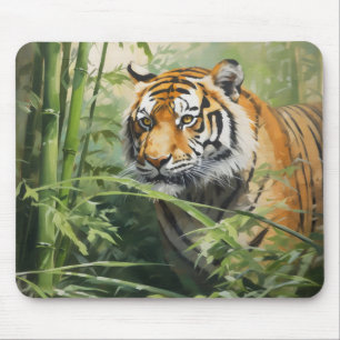 Mousepad Nature Tiger Bamboo