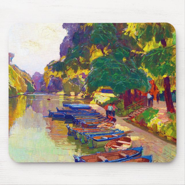 Mousepad Natureza: água por Carl Moll (Frente)
