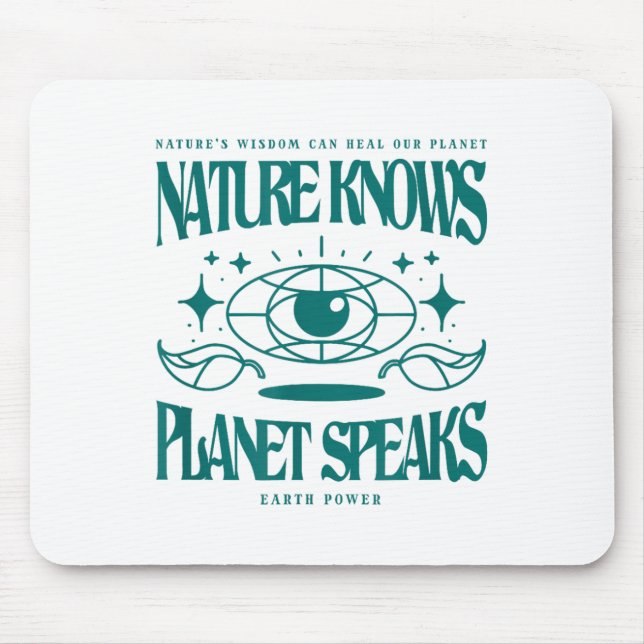 Mousepad Natureza Conhece Planeta Fala Proteção Ambiental (Frente)