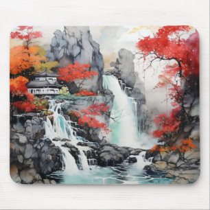 Mousepad Natureza da paisagem de queda