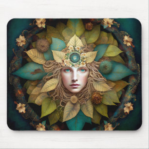 Mousepad Natureza Deusa Mandala