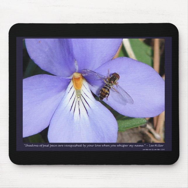 Mousepad Natureza Do Amor, Violeta Pé-Pé (Frente)