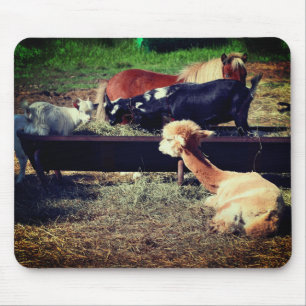 Mousepad Natureza dos Amigos de Animais da fazenda