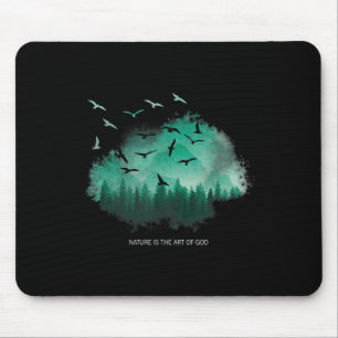 Mousepad Natureza É Arte De Deus - Proteção Ambiental