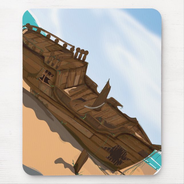 Mousepad Naufrágio do Beached (Frente)