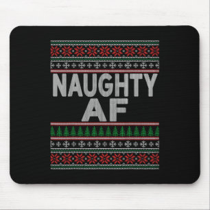 Mousepad Naughn Af Ugly Christmas Sweater S Para Casais