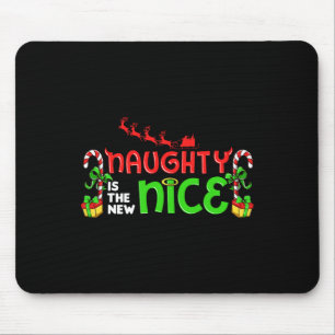 Mousepad Naughs É O Novo Belo Papai noel De Natal, Malvado