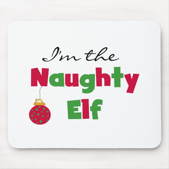 Mousepad Naughty Elf (Frente)