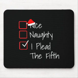 Mousepad Naughty Nice Eu Lidero A Quinta Fodorosa Christma