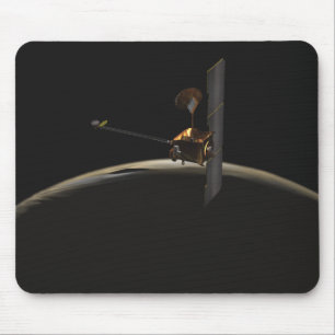 Mousepad Nave espacial da odisseia de Marte sobre o nascer