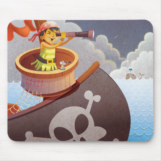 Mousepad Navegação com Piratas (Frente)