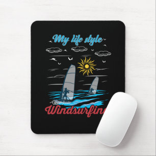 Mousepad Navegação Por Windsurfing É O Meu Estilo De Vid