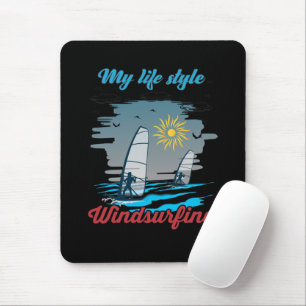 Mousepad Navegação Por Windsurfing É O Meu Estilo De Vid