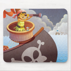 Mousepad Navigação com piratas