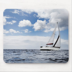 Mousepad Navigação do iate no mar aberto