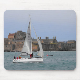 Mousepad Navigação no porto de Helier da rua
