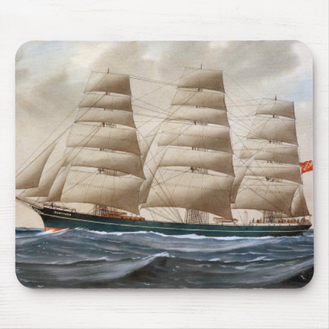 Mousepad Navio à vela Dartford 1910 (Frente)