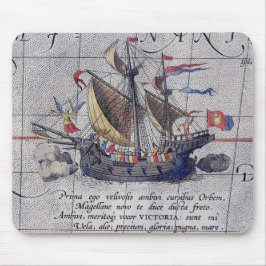 Mousepad Navio Colorido no Oceano Pacífico