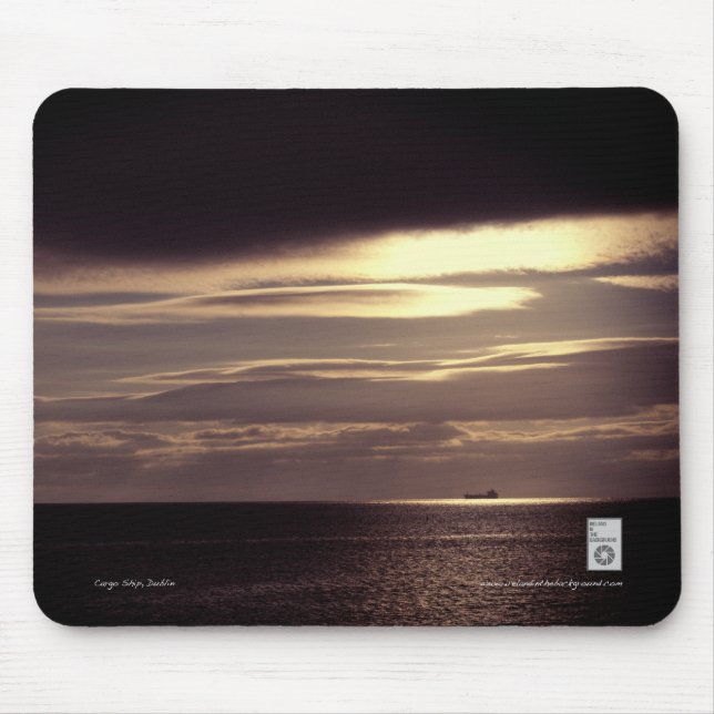 Mousepad Navio de carga, baía de Dublin (Frente)