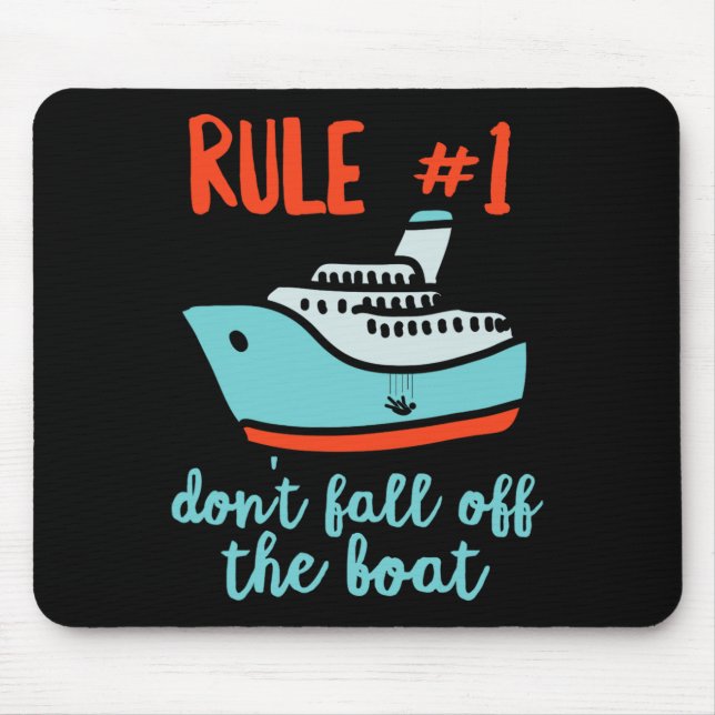 Mousepad Navio de Cruzamento de Verão 2022, Diversão não ca (Frente)