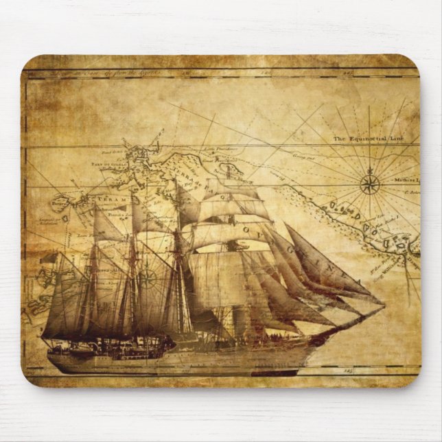 Mousepad navio de pirata (Frente)
