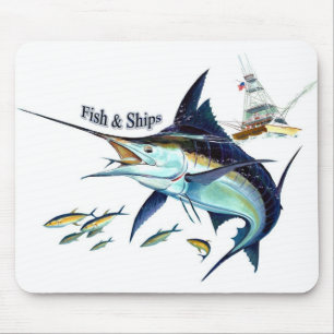 Mousepad navios dos peixes n