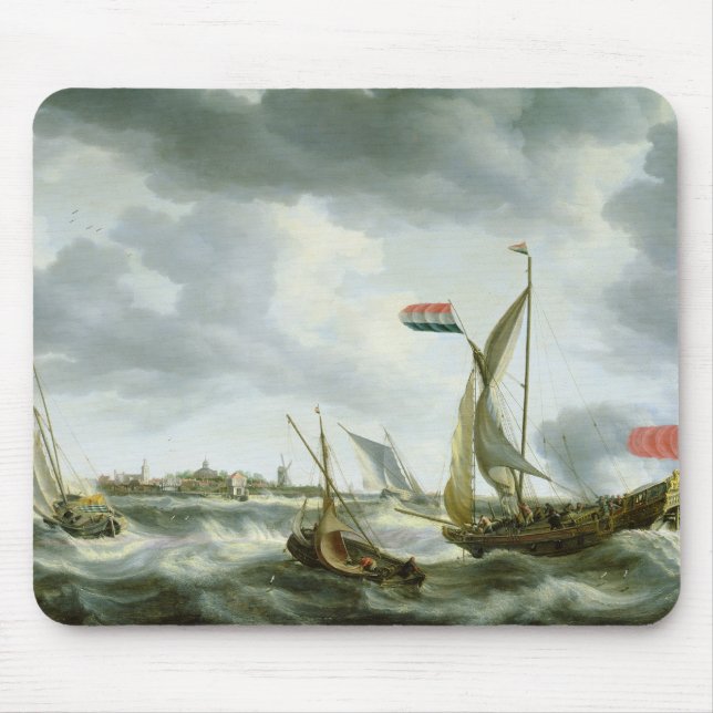 Mousepad Navios no mar (Frente)