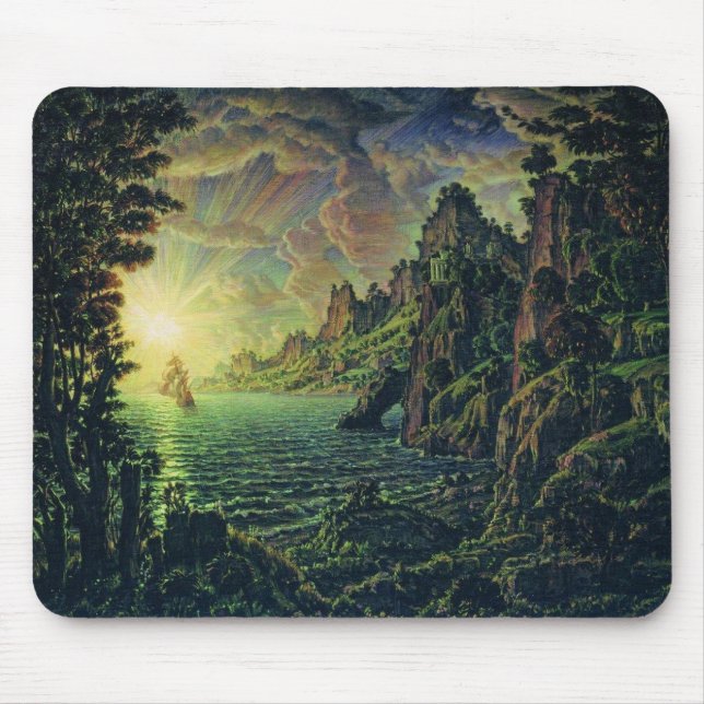 Mousepad Navios: Noite do Sol (por Konstantin Bogaevsky) (Frente)