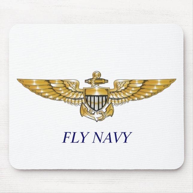 Mousepad Navy_Pilot_Wings, MARINHO da MOSCA (Frente)