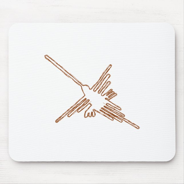 Mousepad Nazca Lines Hummingbird Sketch (Frente)